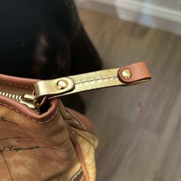 Alviero Martini Tan Map Print Women's Bag - Picture 7 of 11